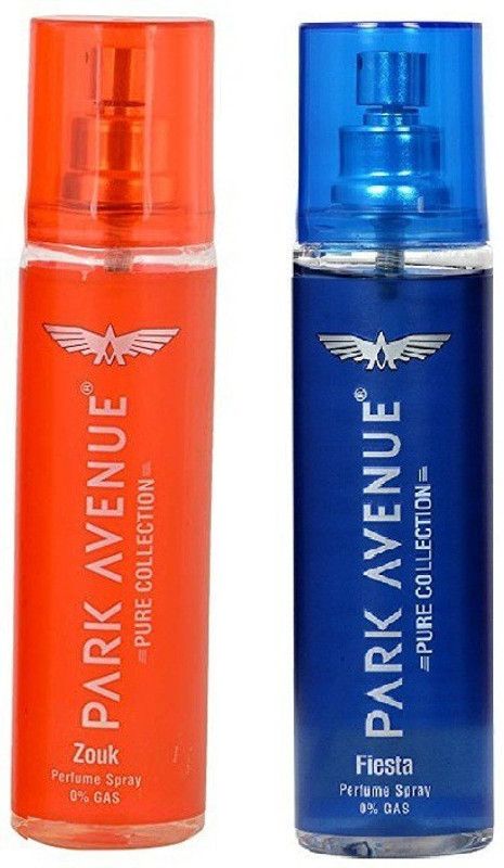PARK AVENUE Zouk and Fiesta Deodorant Spray - For Men & Women  (270 ml, Pack of 2)