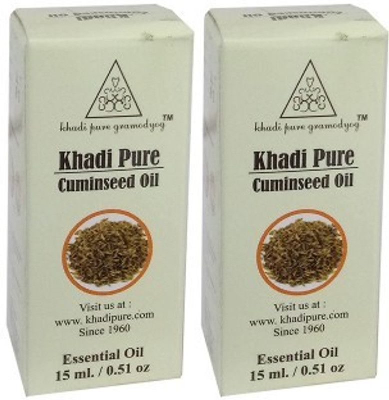 Khadi Pure Herbal Cuminseed Essential Oil - 30 ml (Set of 2)  (30 ml)