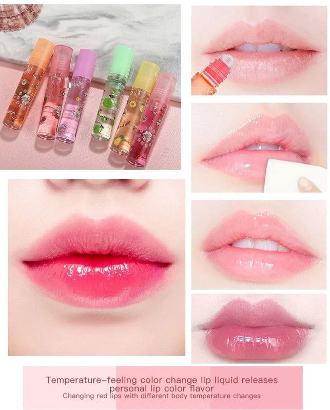 BLUEMERMAID BEST COLOR CHANGING MAGIC COLOR LIP OIL  (6.18 g, MULTICOLOR)