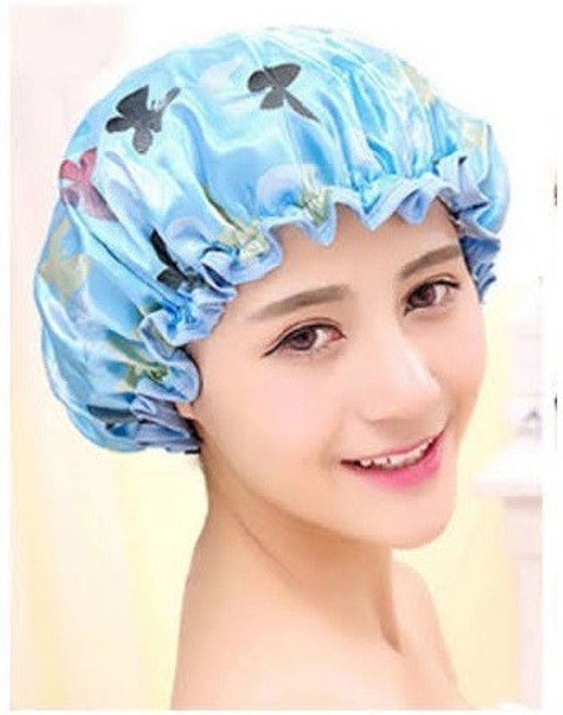 eDUST Multicolored Printed Waterproof Shower Cap
