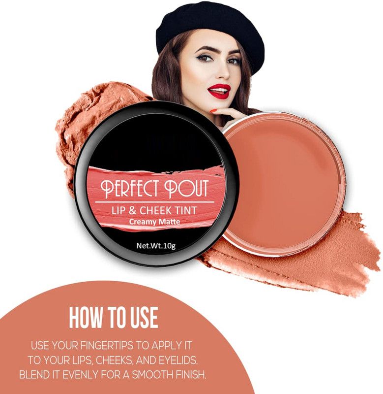 REIMICHI Pout Lip and Cheek Tint Creamy Matte Finish  (BROWN)
