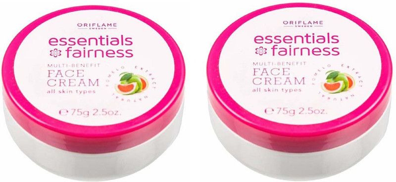 Oriflame Sweden two Essentials Fairness Multi-Benefit Face Cream (75 ml)  (150 ml)