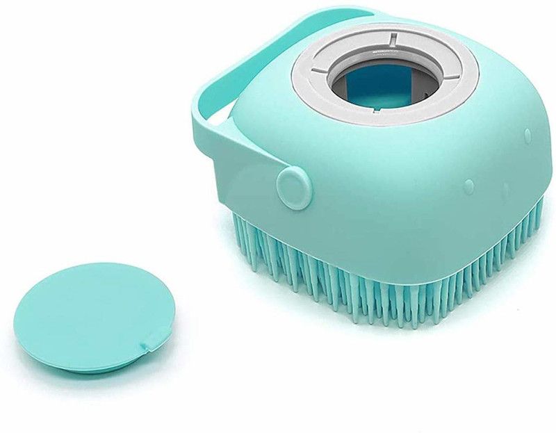 SM PRODUCTS Body Bath Brush, Silicone Soft Cleaning Bath Body Brush with Shampoo
