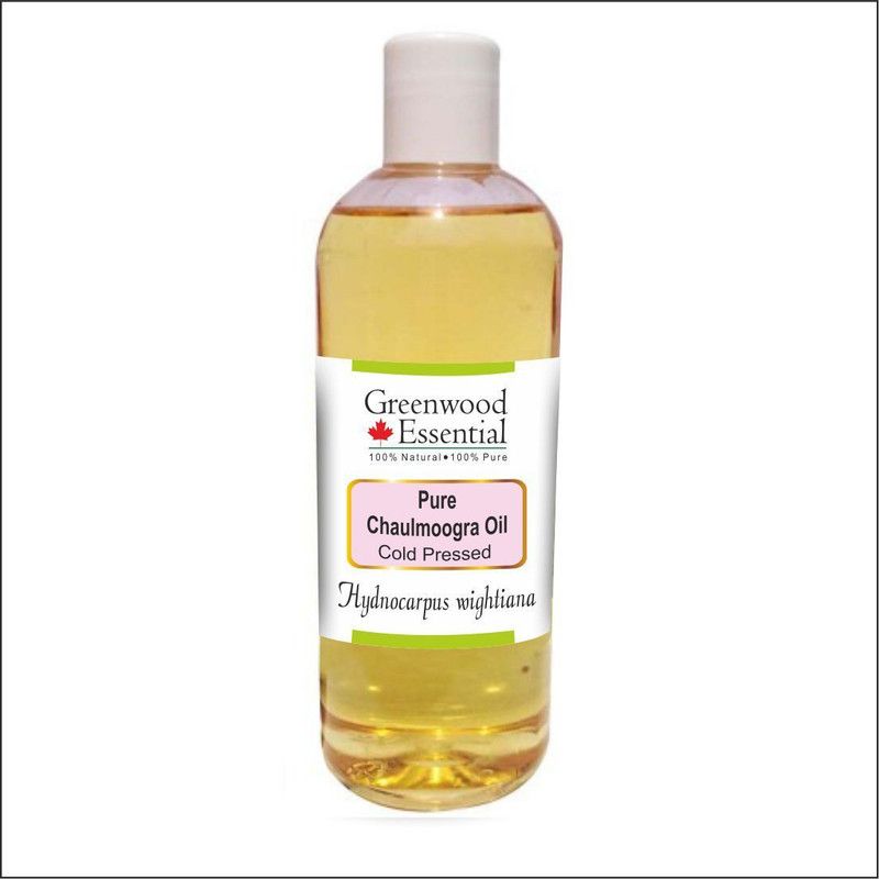 Greenwood Essential Pure Chaulmoogra Oil (Hydnocarpus wightiana) 100% Natural Therapeutic Grade Cold Pressed  (200 ml)