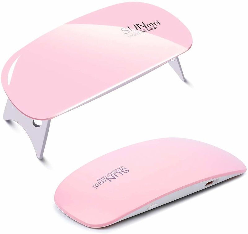 VOXERO Nail Polish Dryer LED UV Light Curing Lamp Light Portable Nail Art Kit Nail Polish Dryer  (UV Power 6 W)