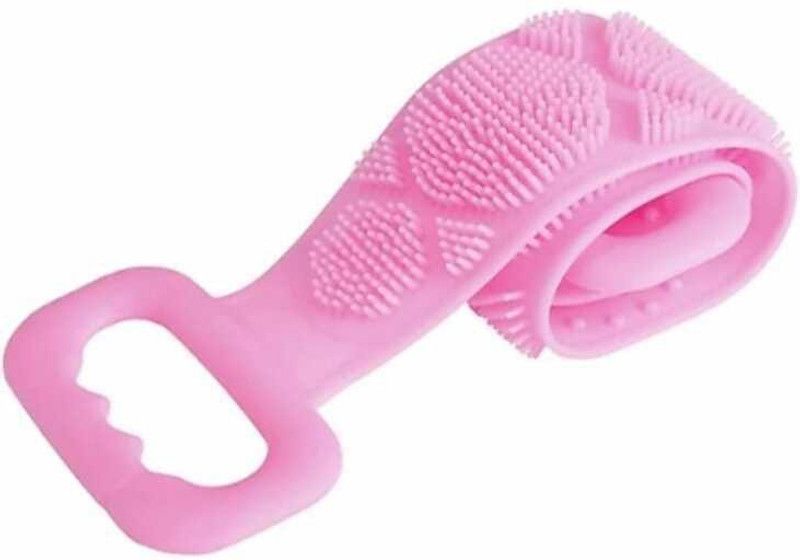 MindsArt Silicone Body Back Bath Scrubber Double Side Bathing Back Scrubber Brush belt10