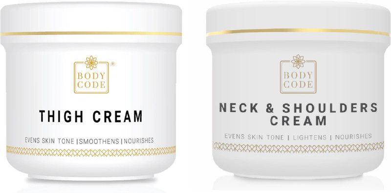 body code Combo -Thigh Cream formulated with Raspberry seed oil + Neck & Shoulder Cream Enriched With Natural Extracts (100 gm each)  (200 g)