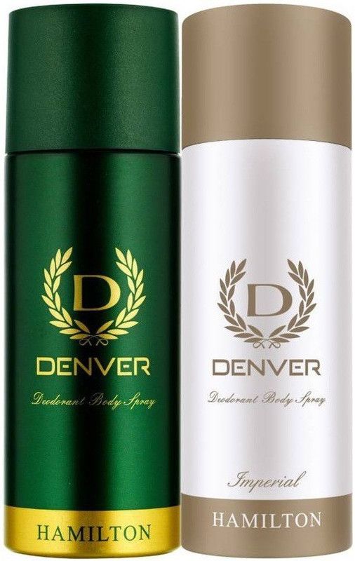 Denver NEW 1 HAMILTON AND 1 IMPERIAL DEO Deodorant Spray - For Men & Women  (330 ml, Pack of 2)