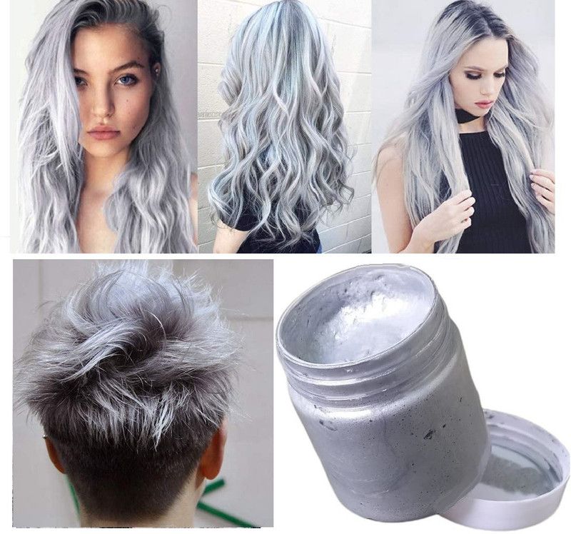 GFSU Washable Silver Hair Wax , Silver