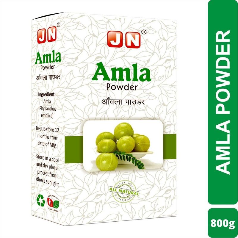 JN Amla Powder (100% Pure & Natural Indian Gooseberry Powder) - 800g  (800 g)