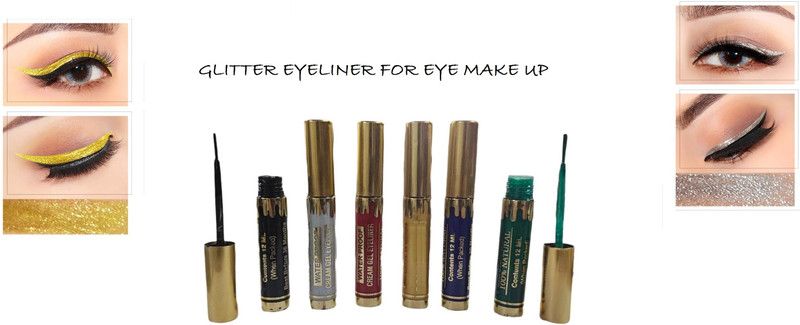 SEUNG Waterproof Shimmer Liquid Eyeliner For Women 60 ml  (MULTICOLOR)