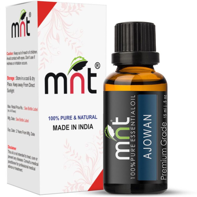 mnt Ajowan Essential Oil (15ML) 100% Pure Natural & Therapeutic Grade  (15 ml)