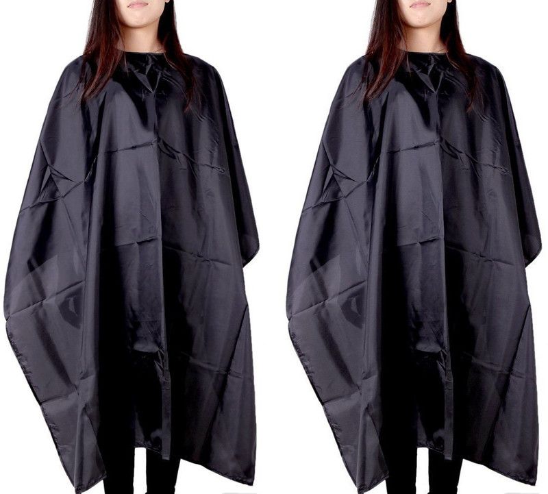 Uniqon (Set Of 2 Pcs) Unisex Waterproof Nylon Machine Washable & Comfortable Barber Hairdressing Hair Cutting Sheet For For Salon And Parlour Professional Use Home Apron Cape Makeup Apron
