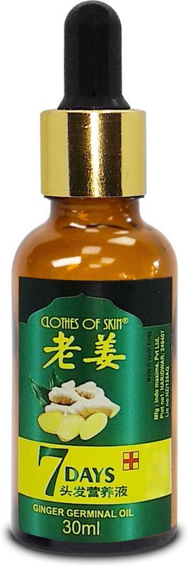 Clothes of skin Natural Hair Growth Ginger Germinal Oil Hair Oil  (30 ml)