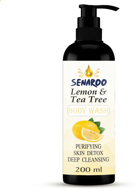 SENAROO Lemon and Tea Tree Oil Body Wash | Body Wash for Women & Men  (200 ml)