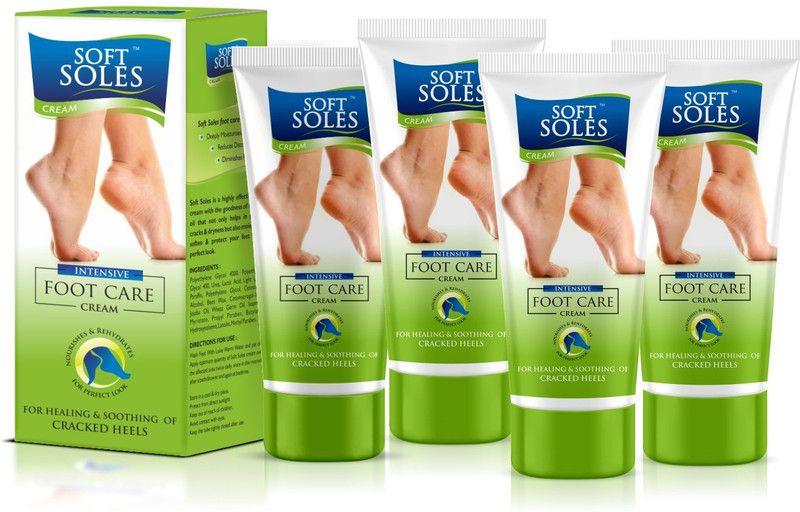 soft soles foot crack cream  (120 ml, Set of 4)