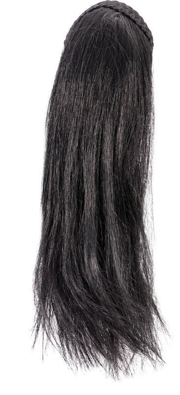 Honbon Strate Long Simple and Sober Wig for Women And Girls, Extension 20-22 Inches (Black) Hair Extension