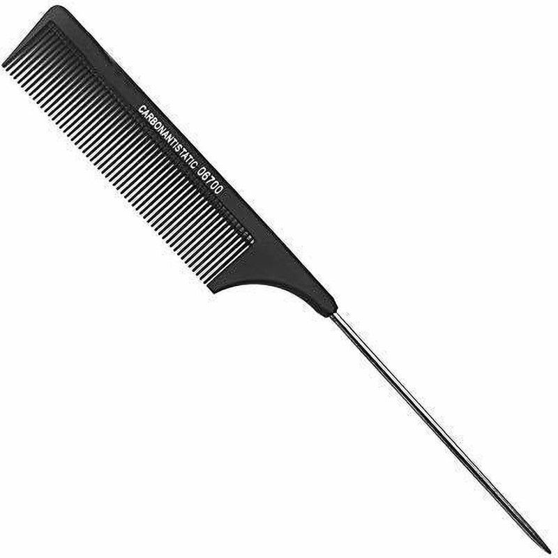 Adhvik Antistatic Heat Resistant,hairdressing (No 06700) Barber Pin Tail Hair Comb