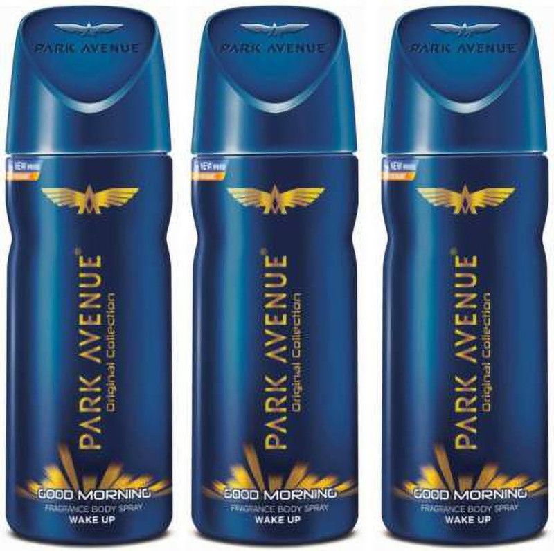 PARK AVENUE 3 deo pack Body Spray - For Men & Women  (120 ml, Pack of 3)