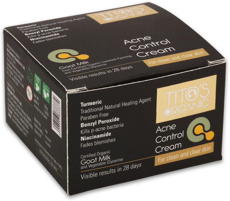 Tito's Organic Goat Milk Acne Control Cream  (50 g)
