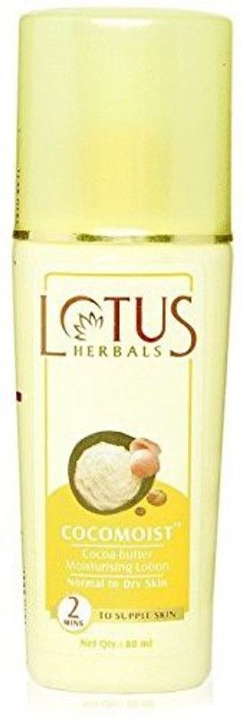 LOTUS HERBALS Cocomoist Cocoa Butter Moisturizing Lotion 80 Ml  (80 ml)