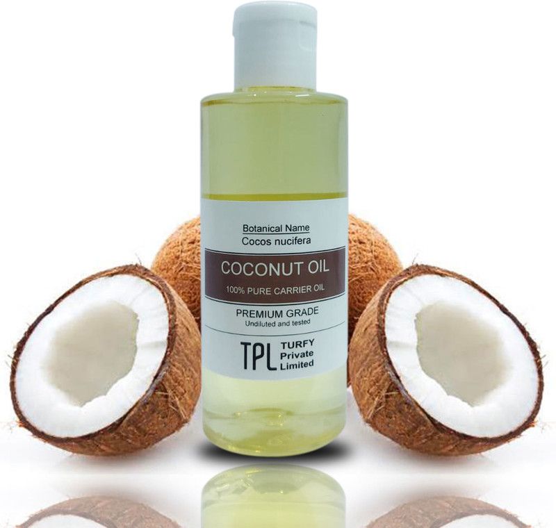 TPL Coconut Oil 100% Pure & Natural Cold pressed Carrier Oil for Skin Oil, Hair Oil, Hair Growth Oil, Cooking, Eating Hair Oil  (50 ml)
