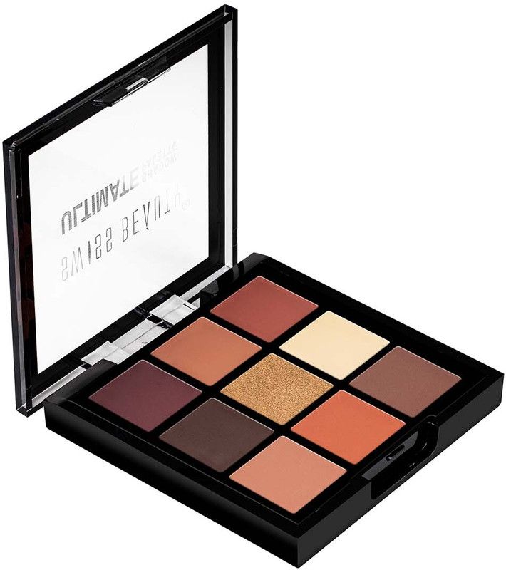 SWISS BEAUTY Ultimate Eye Shadow Palette with 9 attractive Natural Colors 6 g  (Multicolor)