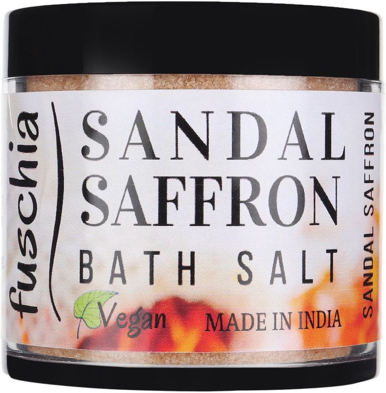 FUSCHIA Bath Salt Sandal and Saffron  (100 g)