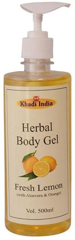 KHADI INDIA herbal lemon body wash gel 500 ml  (500 ml)