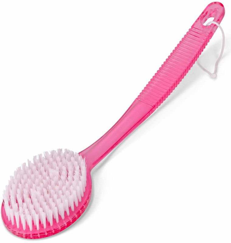 Miss Claire Bath Brush with Bristles And Long Handle Pink (Pack 1)