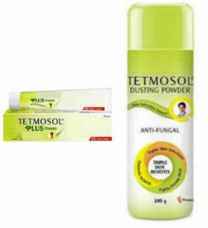 Tetmosol ITCHING CREAM WITH ITCHING POWDER PACK 2  (2 x 55 g)