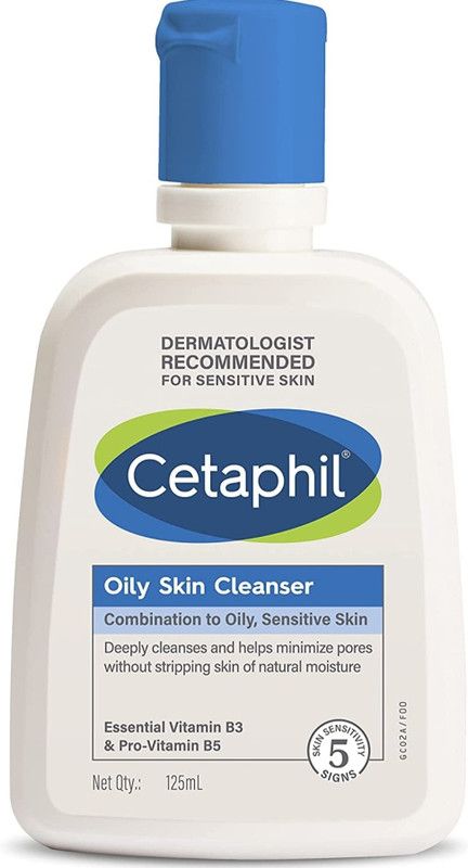 Cetaphil Oily Skin Cleanser Combination To Oily Sensitive Skin  (125 ml)