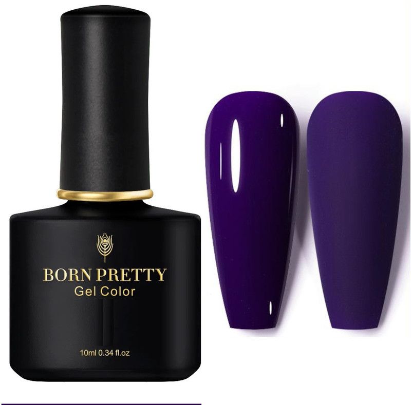 BORN PRETTY 10ml Black Spar Series Glossy / Matte Gel Polish UV LED Color Gel Nail Polish-62 BP-10ml-62