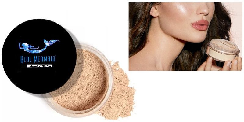 BLUEMERMAID BEST MATTE FINISH LOOSE POWDER FOR WOMEN Compact  (IVORY, 15 g)