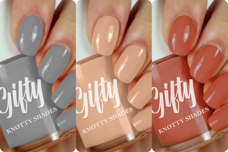 GIFTY No Toxin Nail Lacquer Combo Pack of 3 Smoky night,Bubbly champagne,Strong as coffee  (Pack of 3)