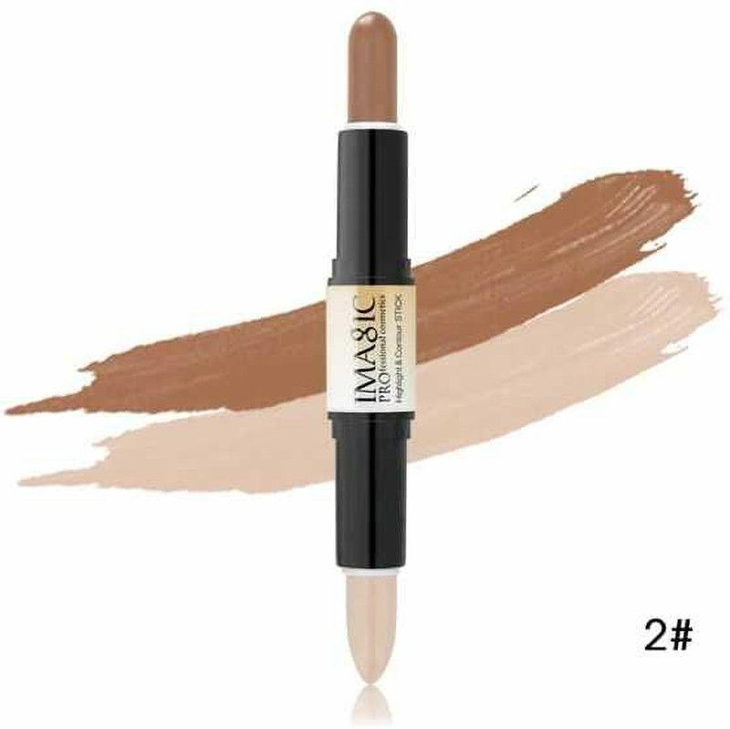 COSLUXE IMAGIC HIGHLIGHT AND CONTOUR Wonder Stick Dual-ended Face 02 Highlighter  (02)