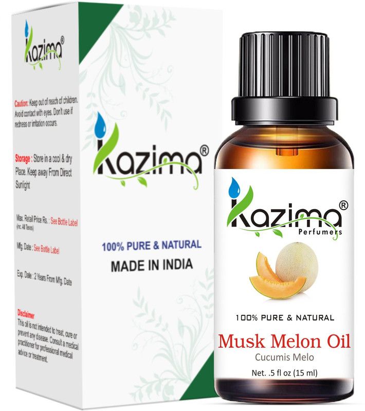 KAZIMA Musk Melon Cold Pressed Carrier Oil (15ML) Pure Natural For Skin Care & Hair Treatment  (15 ml)