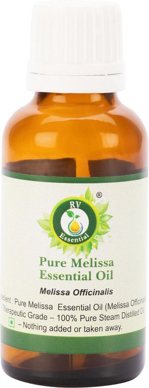 R V Essential Pure Melissa Essential Oil 30ml- Melissa Officinalis (100% Pure and Natural Steam Distilled)  (30 ml)