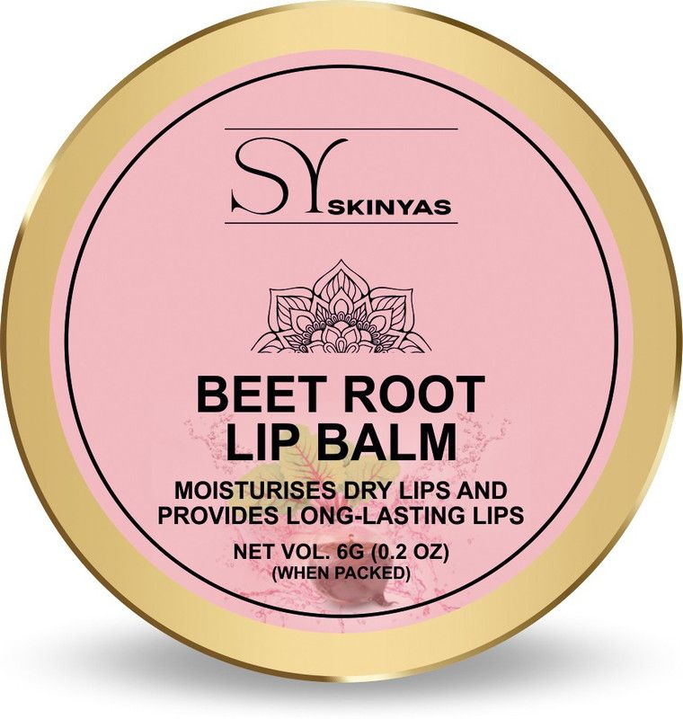 Skinyas BEET ROOT LIP BALM LONG LASTING LIPS BERRYS  (Pack of: 1, 6 g)