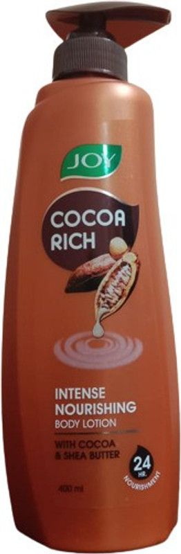 Joy Cocoa Rich Intense Nourishing Body Lotion with Shea Butter, All Skin Types 400ml  (400 ml)