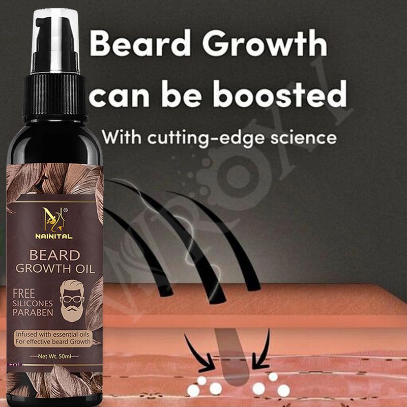NAINITAL 7 DAYS Beard Growth Oil for strong and healthy beard growth Hair Oil  (50 ml)