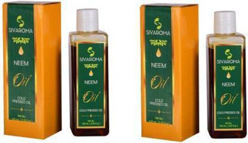 SIVAROMA Pure Neem OilÃÂ (100ML+100ML)  (200 ml)