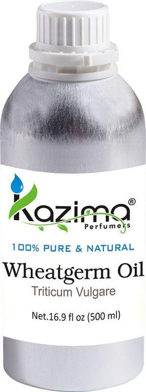 KAZIMA WheatGerm Cold Pressed Carrier Oil (500ML) 100% Pure Natural & Undiluted For Skin care & Hair treatment  (500 ml)
