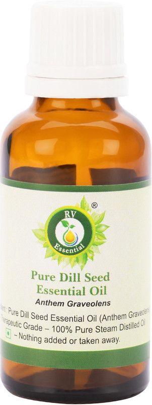 R V Essential Pure Dill Seed Essential Oil 50ml- Anthem Graveolens (100% Pure and Natural Steam Distilled)  (50 ml)
