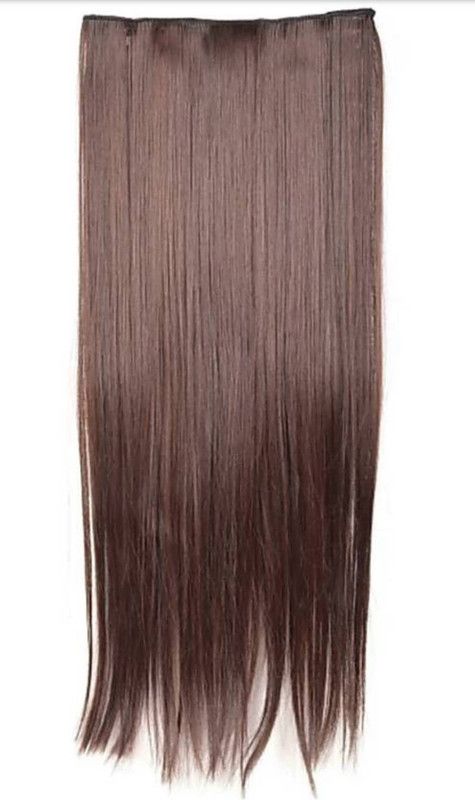 Divine Collection clip in hair extension light brown color 4( 170g) Hair Extension