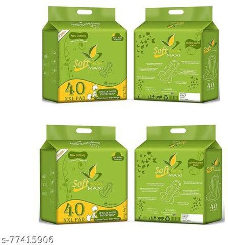 soft & secure soft &secure maxi pads Sanitary Pad  (Pack of 160)
