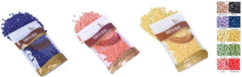 NADJA Body Hair Removal Hot Film Hard Wax Beans Stripless Waxing (COMBO PACK OF 3) Wax  (300 g, Set of 3)