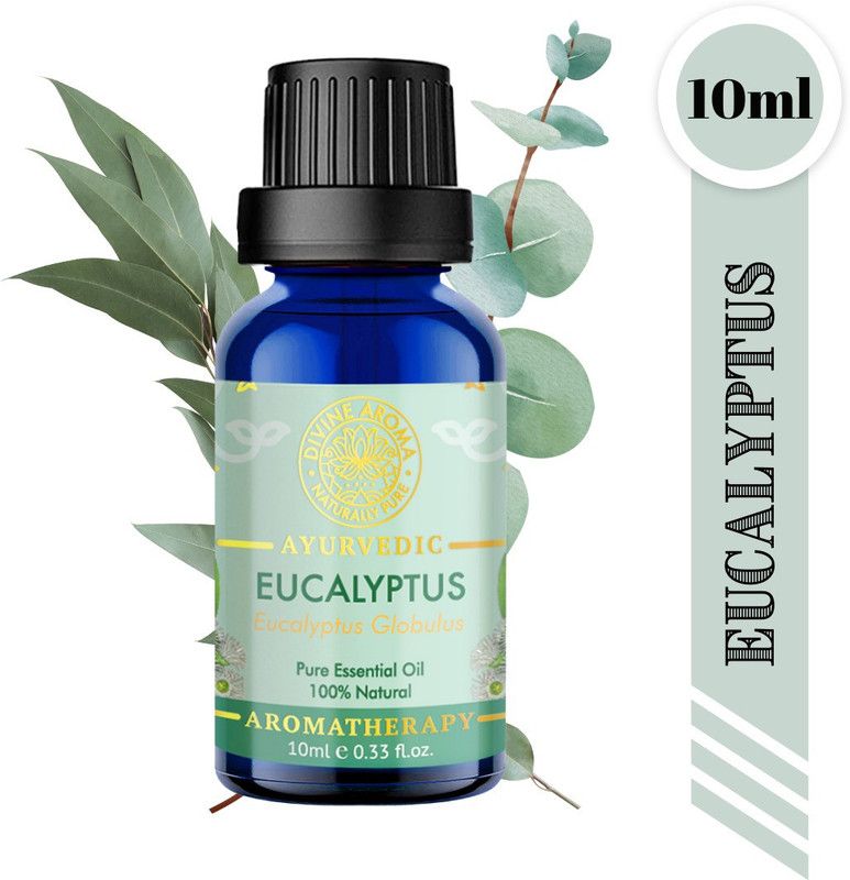 Divine Aroma Eucalyptus Essential Oil/ Nilagiri Oil Pure For Cold,Cough,Home Fragrance  (10 ml)