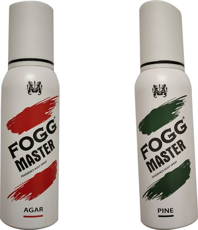 FOGG 1 MASTER PINE + 1 MASTER AGAR Deodorant Spray - For Men & Women  (120 ml, Pack of 2)