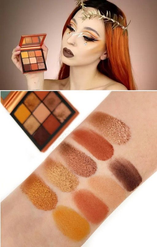 NADJA Matte and shimmer based shades Topaz Eye shadow makeup Palette 9 g  (MULTICOLORED)